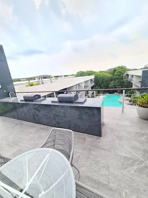 Apartamento Playacar, 2 Recamaras Ph, Bamoa Residencial Playa del Carmen