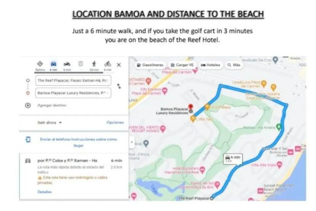 Apartamento Playacar, 2 Recamaras Ph, Bamoa Residencial Playa del Carmen México