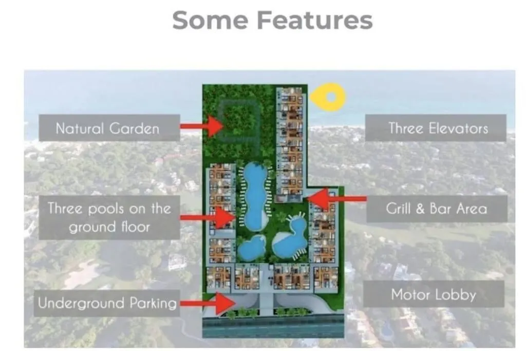 Apartamento Playacar, 2 Recamaras Ph, Bamoa Residencial Playa del Carmen 0*,